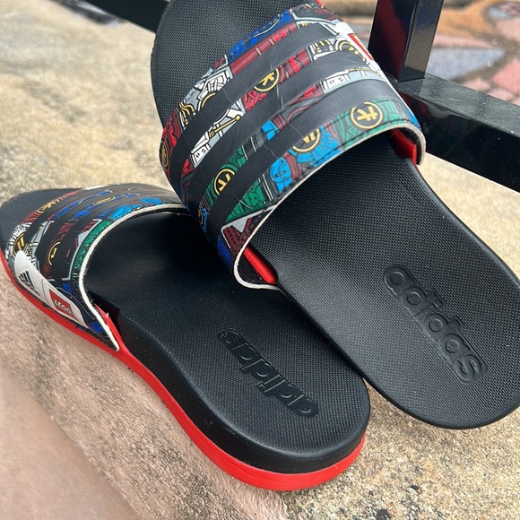 Lego Ninjago Adidas Slide Sandals - Picture 13 of 14